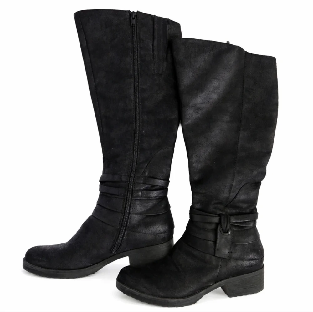 Baretraps Oudrey knee high Black riding boots size 7.5